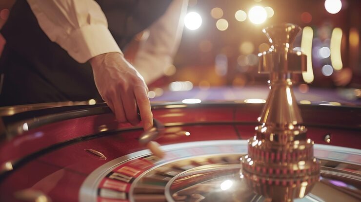 Speed Roulette betting interface on Android phone with wheel and table layout